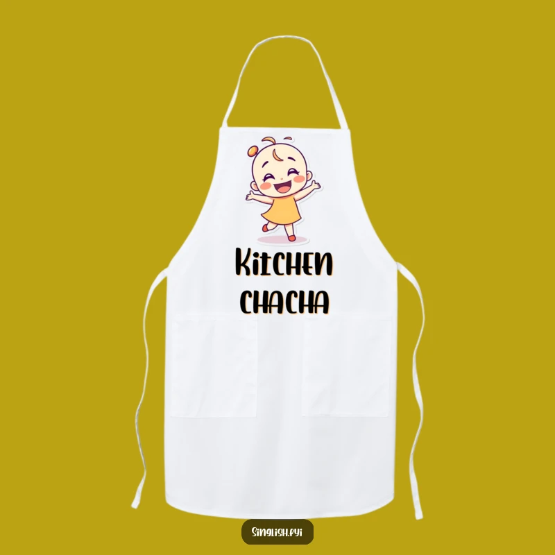 Funny Dancer Character Apron - Chef Wear for Fun Lovers - Hilarious Funny Gift for Cooks