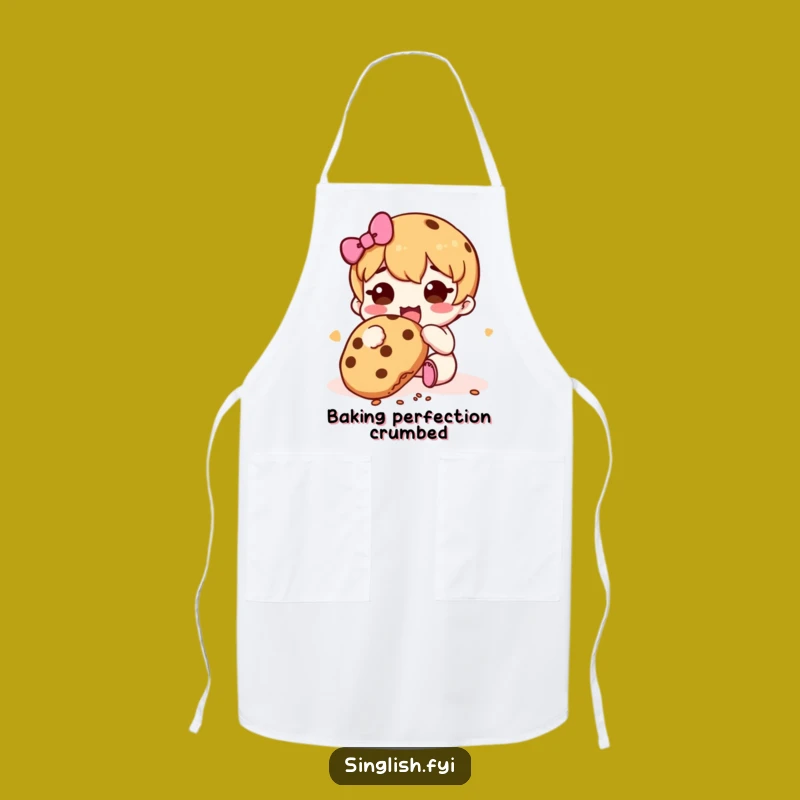 Funny Happy Cookie Muncher Apron: Cute for Kitchen Fun, Ideal Funny Gift