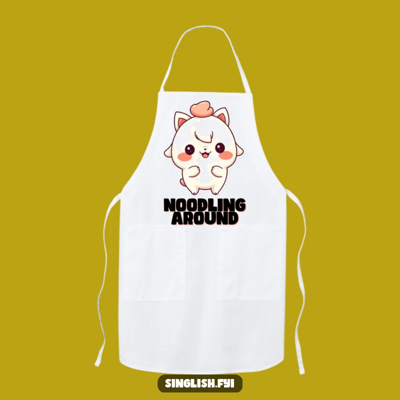 Funny Mee Pok Apron - Cheeky Chef Wear for a Perfect Gift