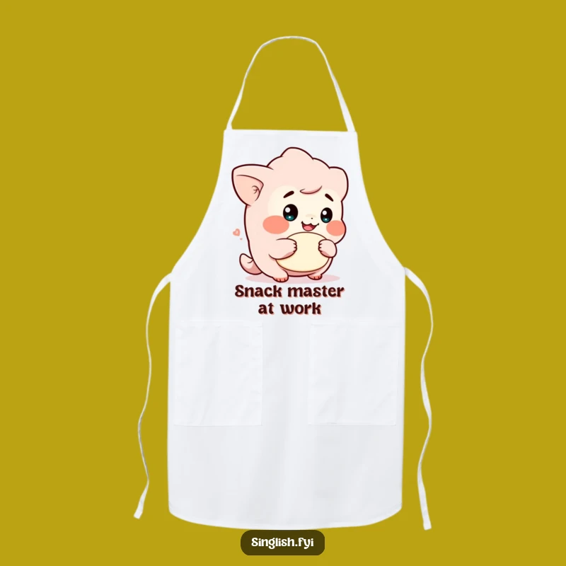 Funny Cheeky Lah Character Apron: Cook with a Smile and Charm