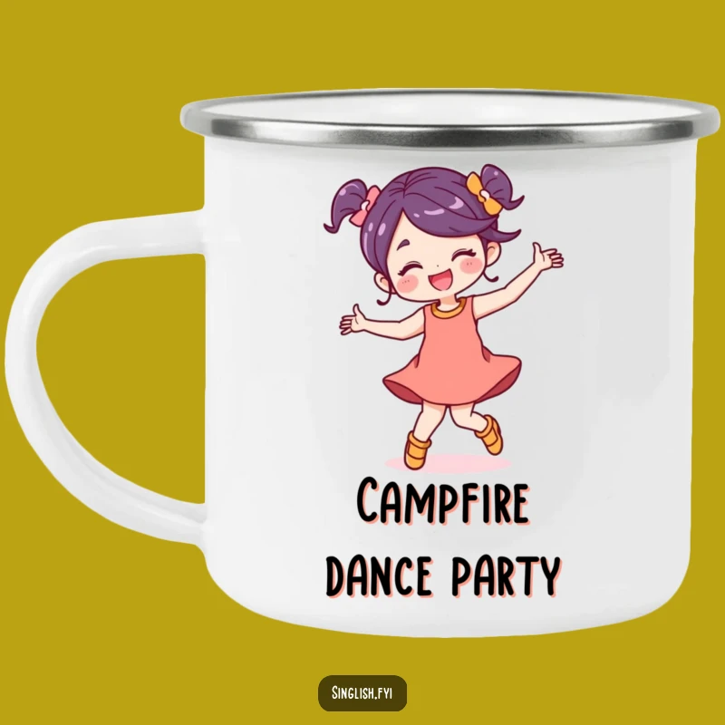 Funny Dancing Camping Mug: Durable & Carefree for Outdoor Adventures Gift