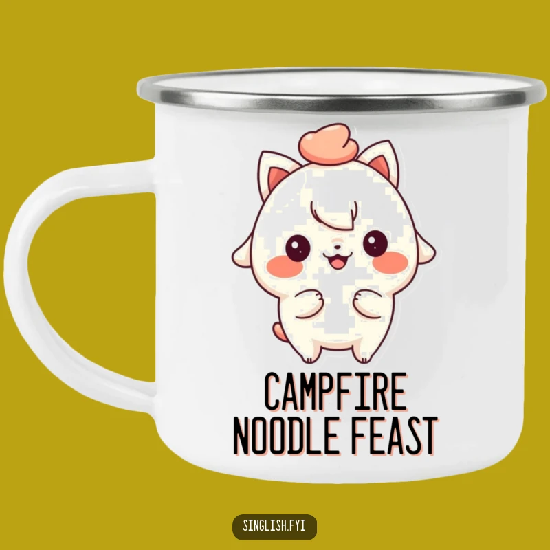 Funny Mee Pok Camping Mug - Cheeky Noodle Companion for Perfect Gifts
