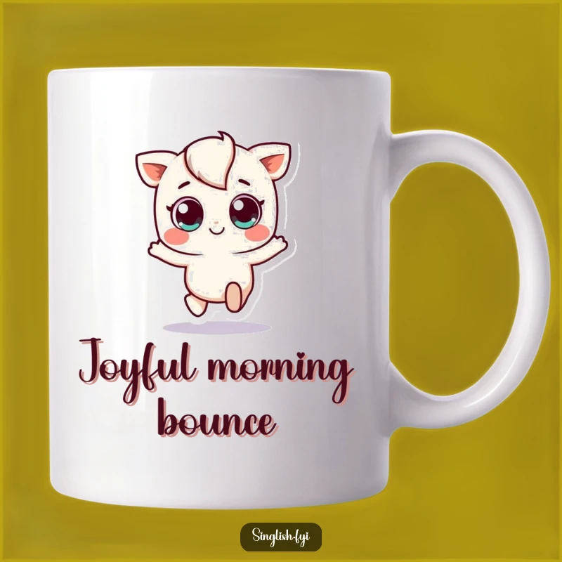 Funny Hopping Character Mug - Spreading Joy with Every Sip!