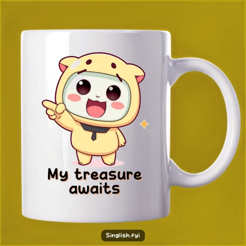 Funny Pointing Character Mug - The Perfect Sarcastic Gift for Anyone Who Knows Something You Dont