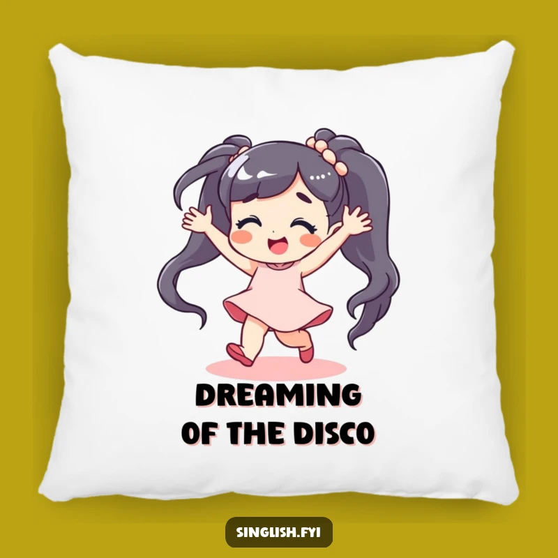 Funny Dancing Character Pillow - Comfy Cushion for Carefree Moments