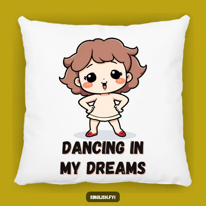 Funny Dancing Character Pillow - Cozy Silly Cushion, Awesome Funny Gift!