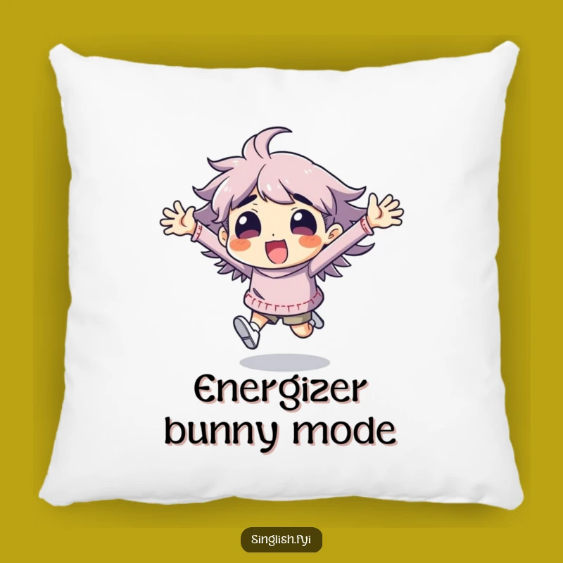 Funny Excitement Pillow: Soft Comfort for Your High-Energy Moments Gift