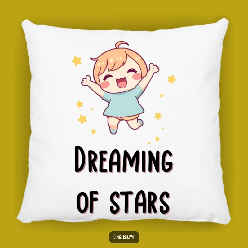 Funny Joyful Character Star Jump Pillow: Soft & Cute, Perfect Funny Gift