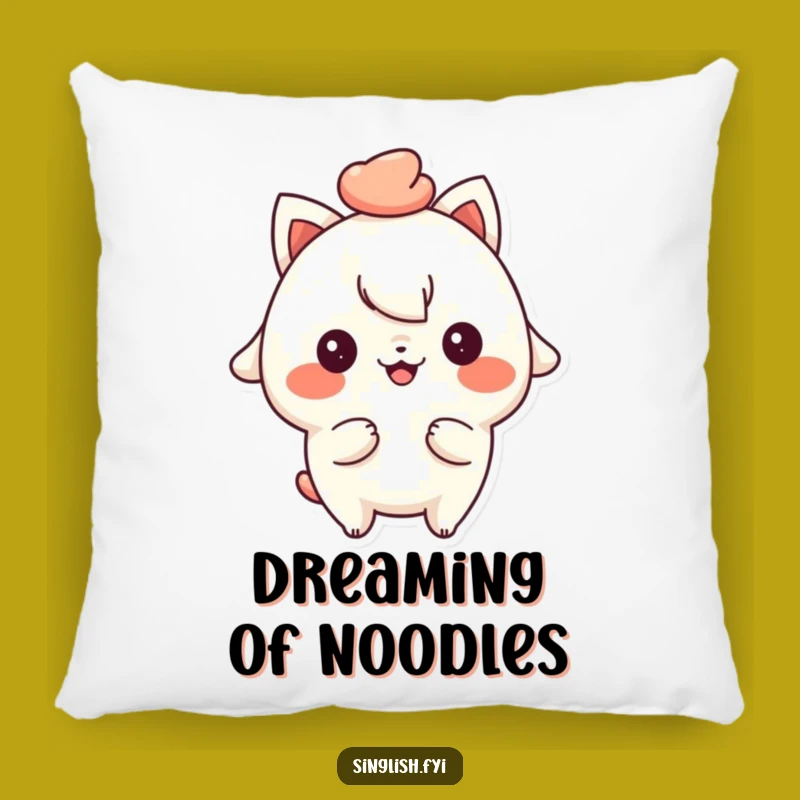 Funny Mee Pok Pillow - Cozy Cheeky Character Cushion for a Perfect Gift