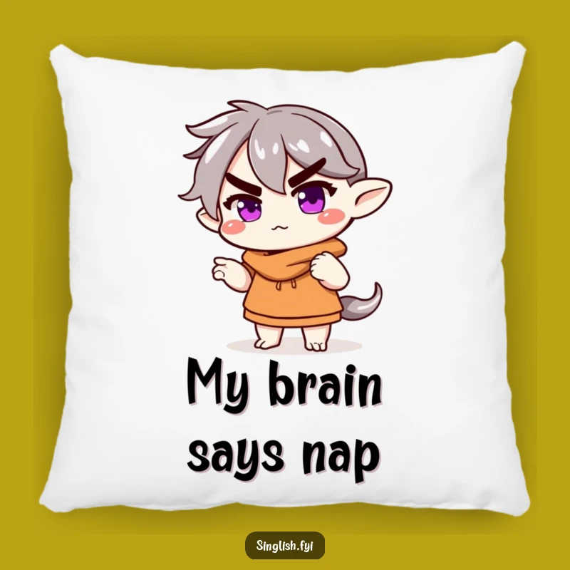 Funny Shrugging Character Pillow - Comfy and Comical Accent for Your Couch