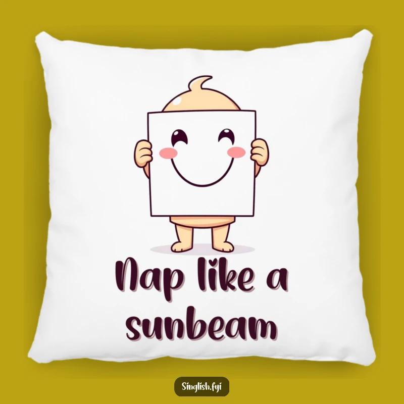 Funny Smiley Face Pillow: Soft Comfort for a Cheerful and Humorous Home Gift