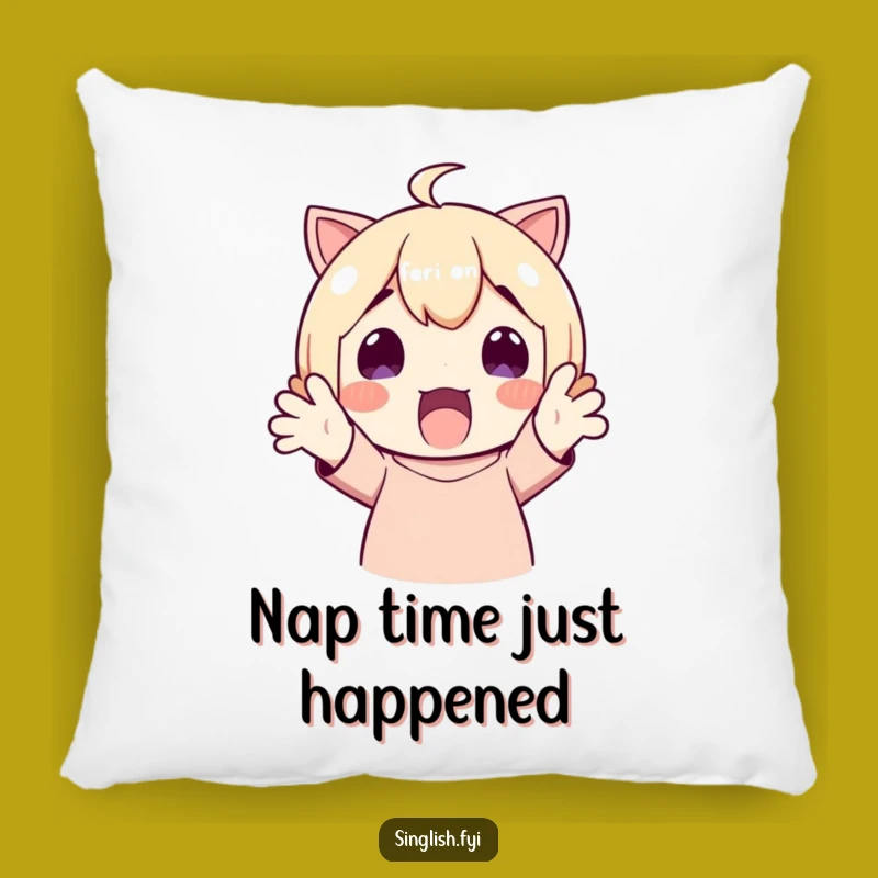 Funny Surprised Character Pillow: Cozy Up with Delightful Comfort