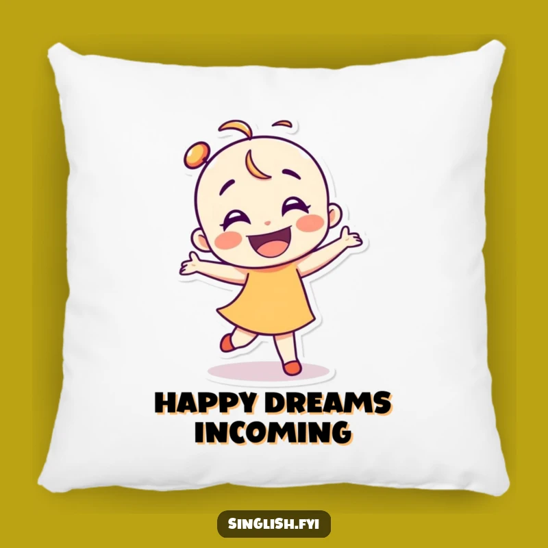 Funny Dancer Character Pillow - Soft Decorative Dance Cushion - Adorable Funny Gift Throw Pillow