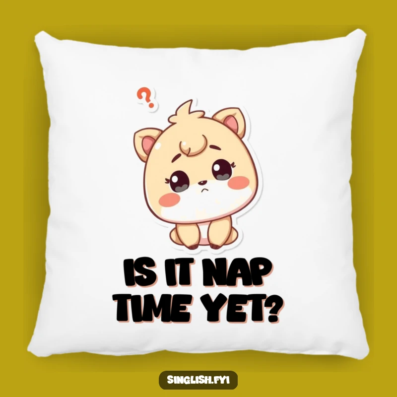 Funny Curious Character Pillow - Cozy Puzzled Cushion for Perfect Gift