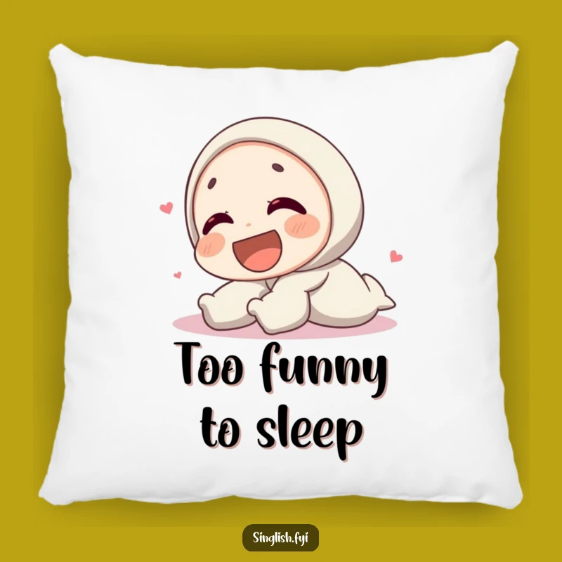 Funny Laughing Character Pillow - Cozy Comfort with Hilarious Joy