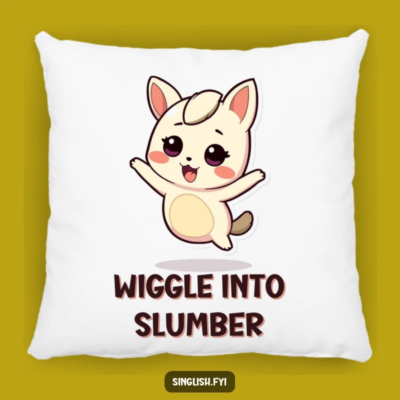Funny Wiggling Character Pillow: Cozy Comfort with Energetic Charm