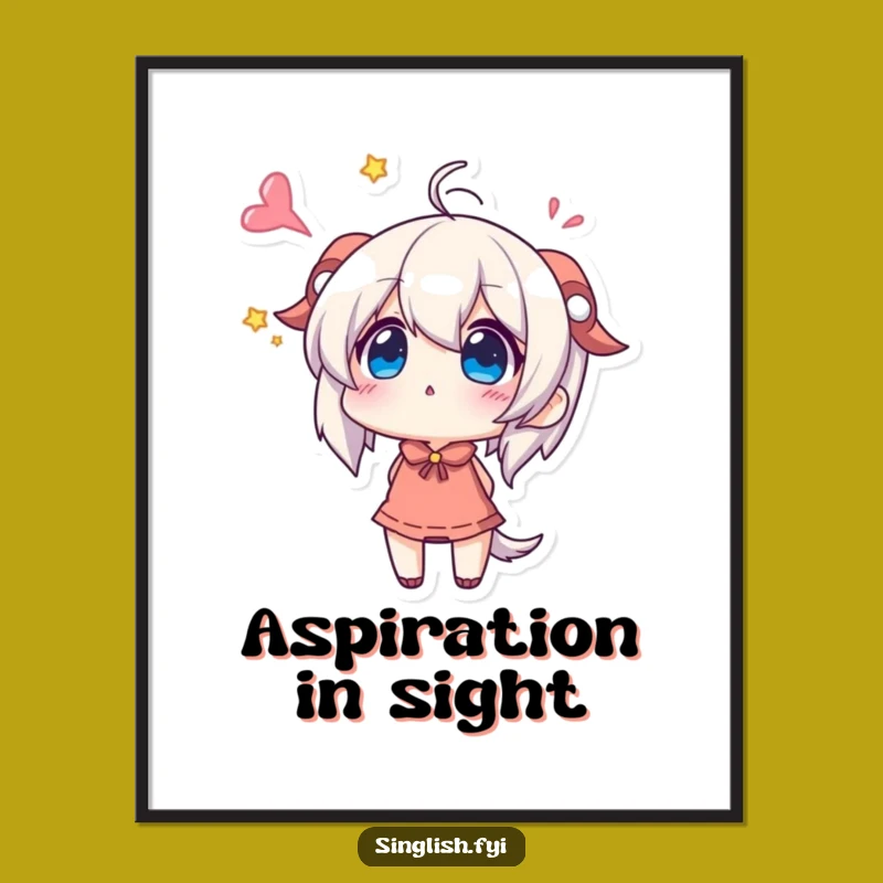 Funny Wondering Character Digital Print: Instant Excitement for Your Space