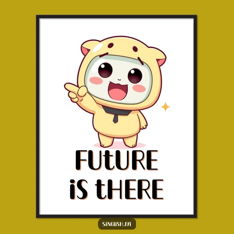 Instant Funny Pointing Character Download - Brighten Your Space with Humor!