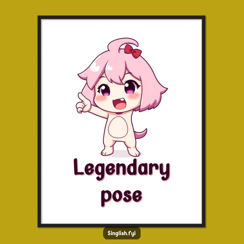 Instant Funny Posing Character Download - Dramatic Art Instantly!