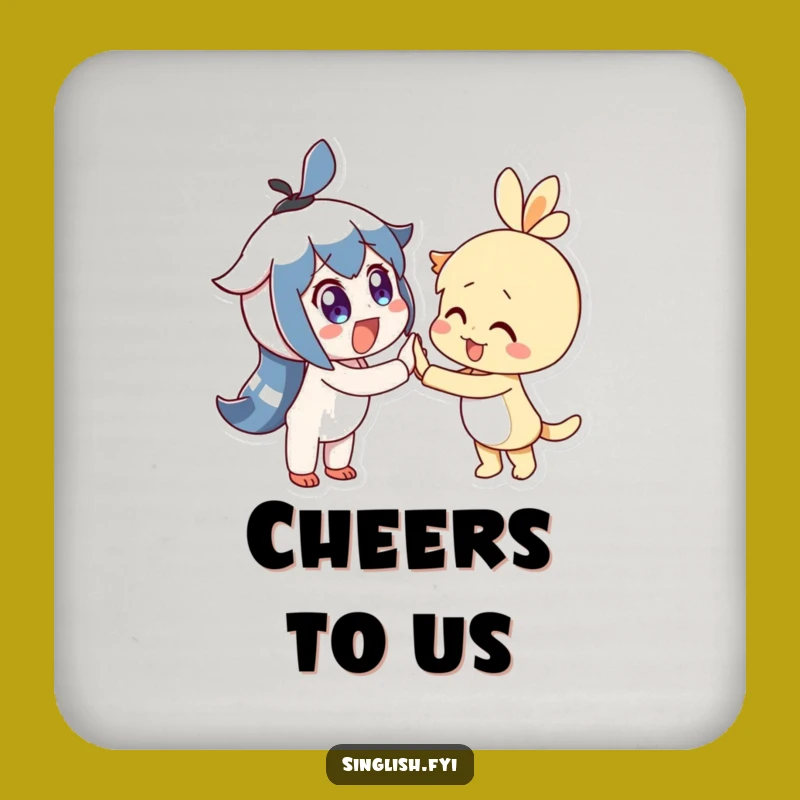 Funny High-Five Coaster: A Hilarious Gift for Gracious Hosts!