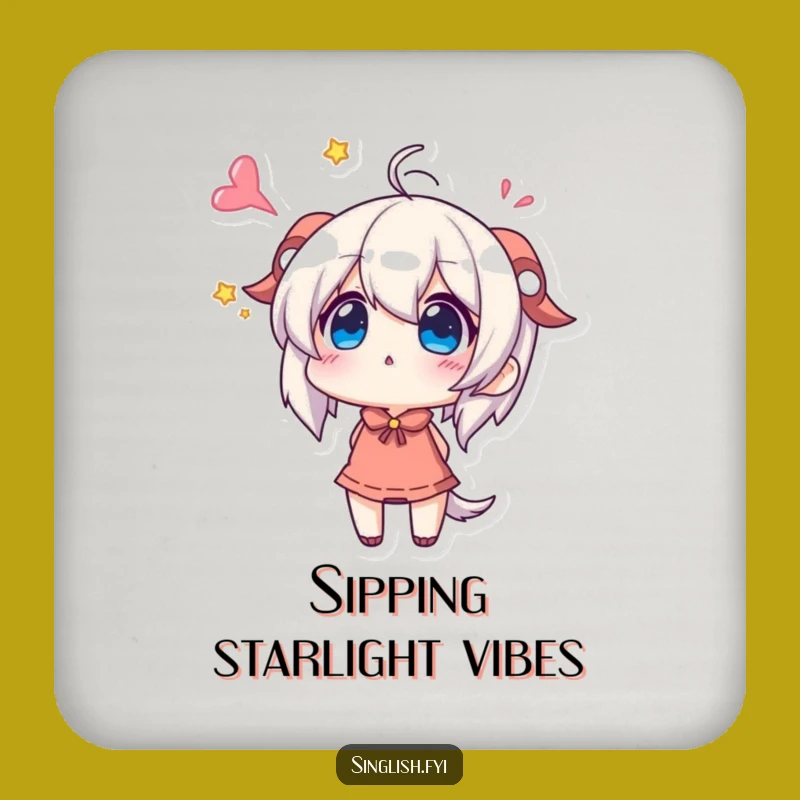 Funny Wondering Character Coaster: Add Excitement to Your Table