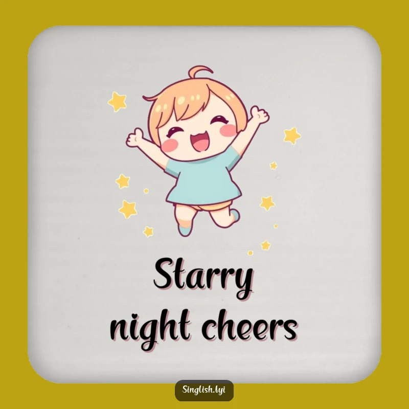 Funny Joyful Character Star Jump Coaster Set: Cute Protection, Ideal Funny Gift