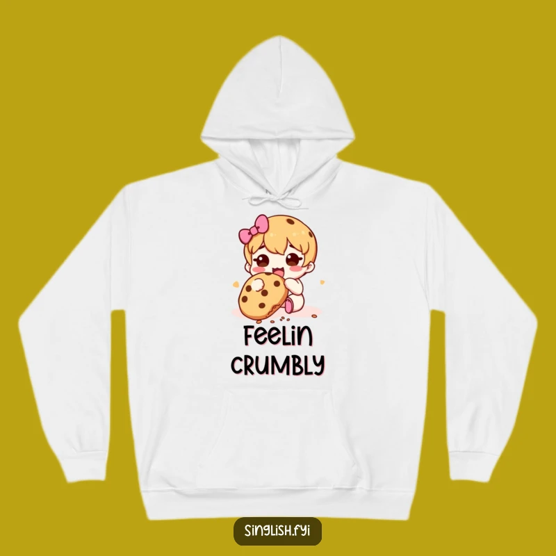 Cozy Funny Happy Cookie Muncher Hoodie: Cute Character Comfort, Great Funny Gift