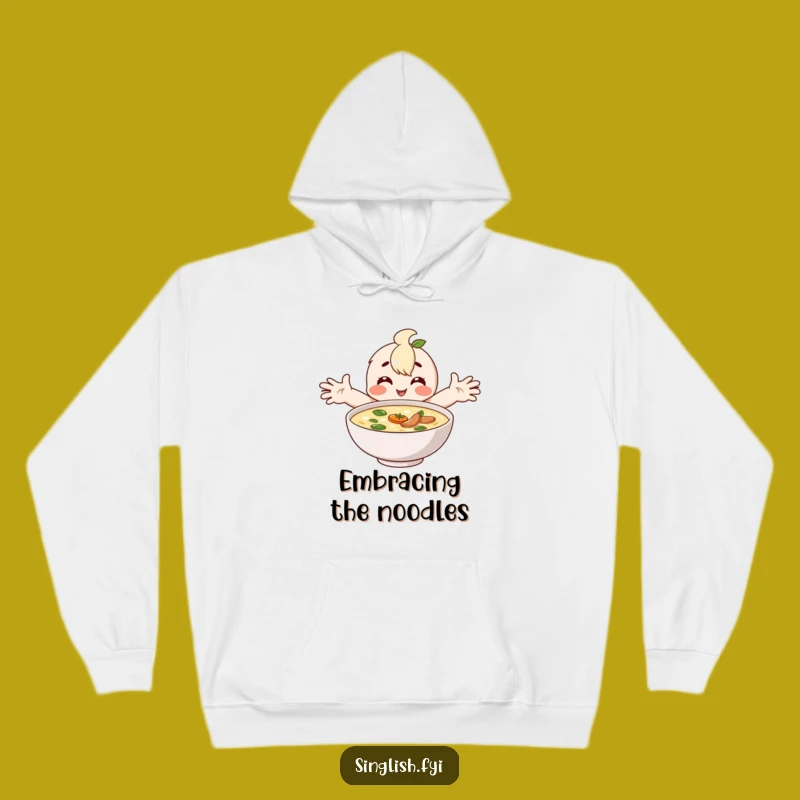 Funny Happy Laksa Hoodie - Cozy Embrace Wear for Perfect Gift