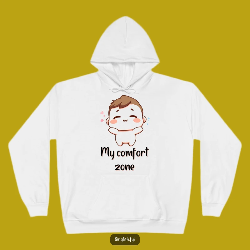 Funny Happy Sigh Hoodie - Cozy Relaxed Design, Ultimate Comfort Gift