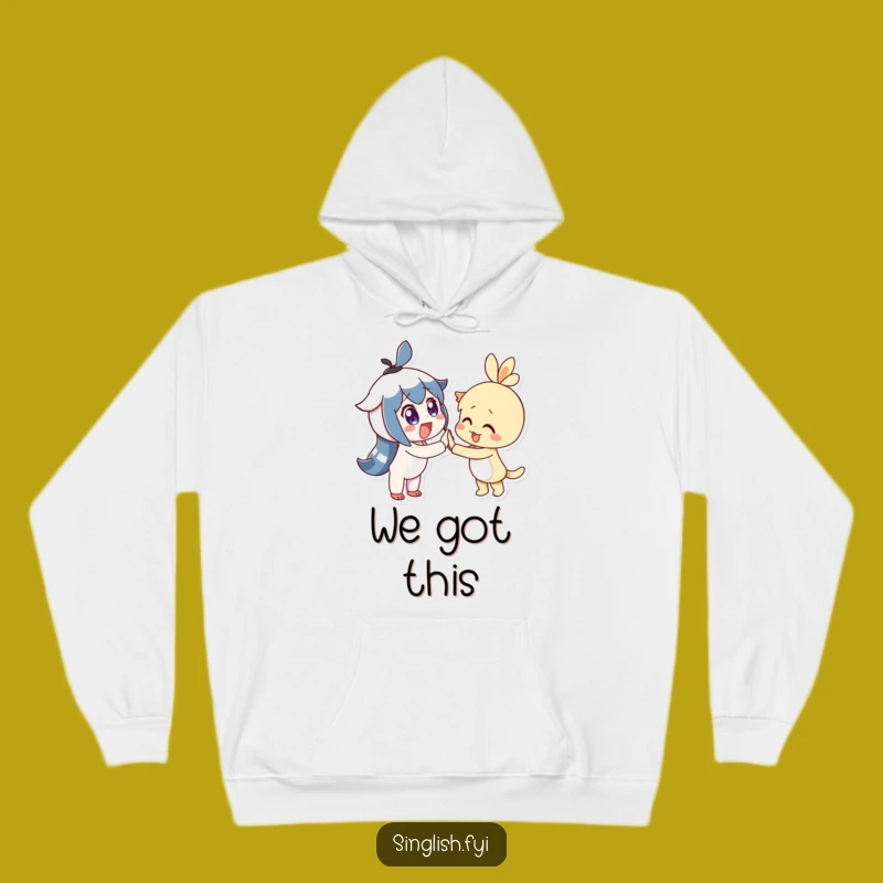 Funny High-Five Pals Hoodie: A Hilarious Gift for Cozy Connections!