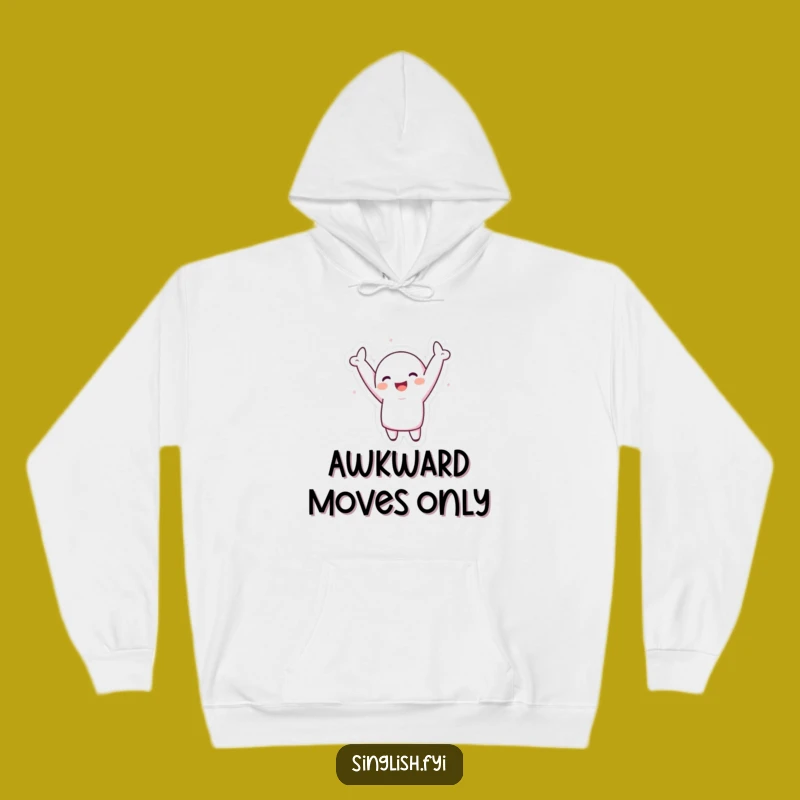 Funny Silly Dance Hoodie - Comfy Character Arms Up, Awesome Funny Gift!