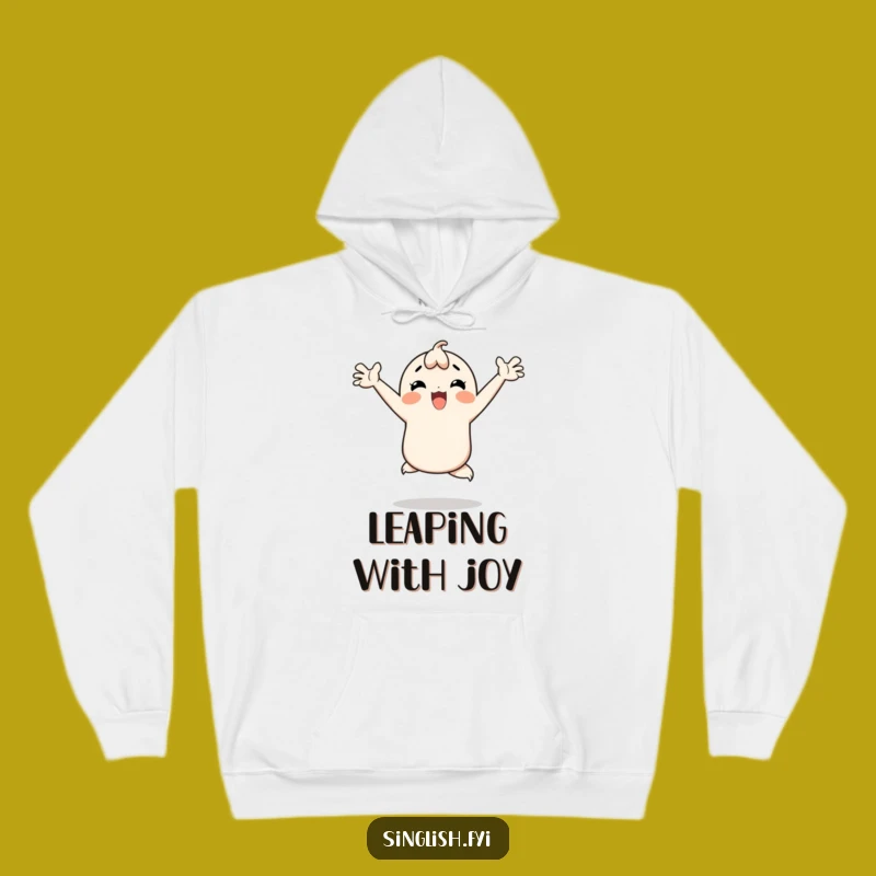 Cozy Funny Happy Hop Hoodie: Comfort Meets Pure Excitement!