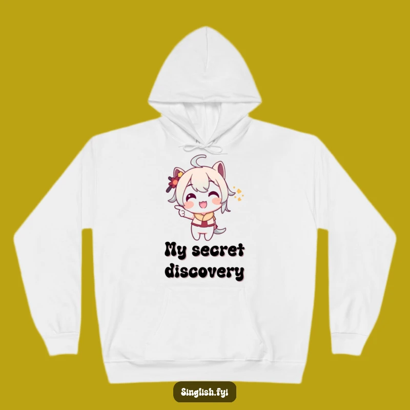 Cozy Funny Pointing Hoodie: Playful Grin Sweatshirt, Great Witty Gift!