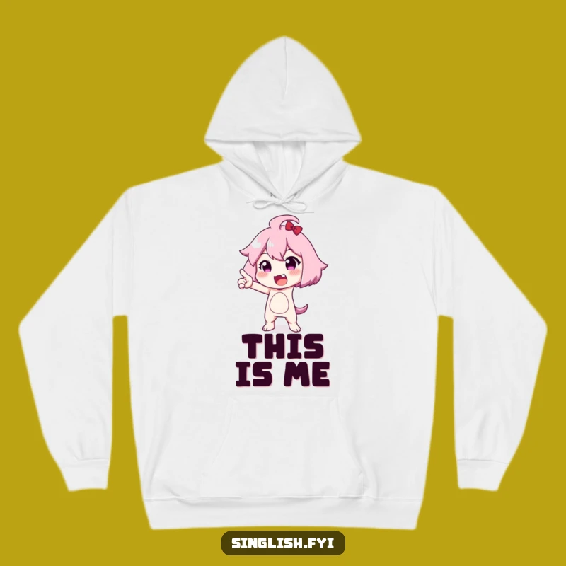 Cozy Funny Posing Character Hoodie - Stay Warm and Dramatic!