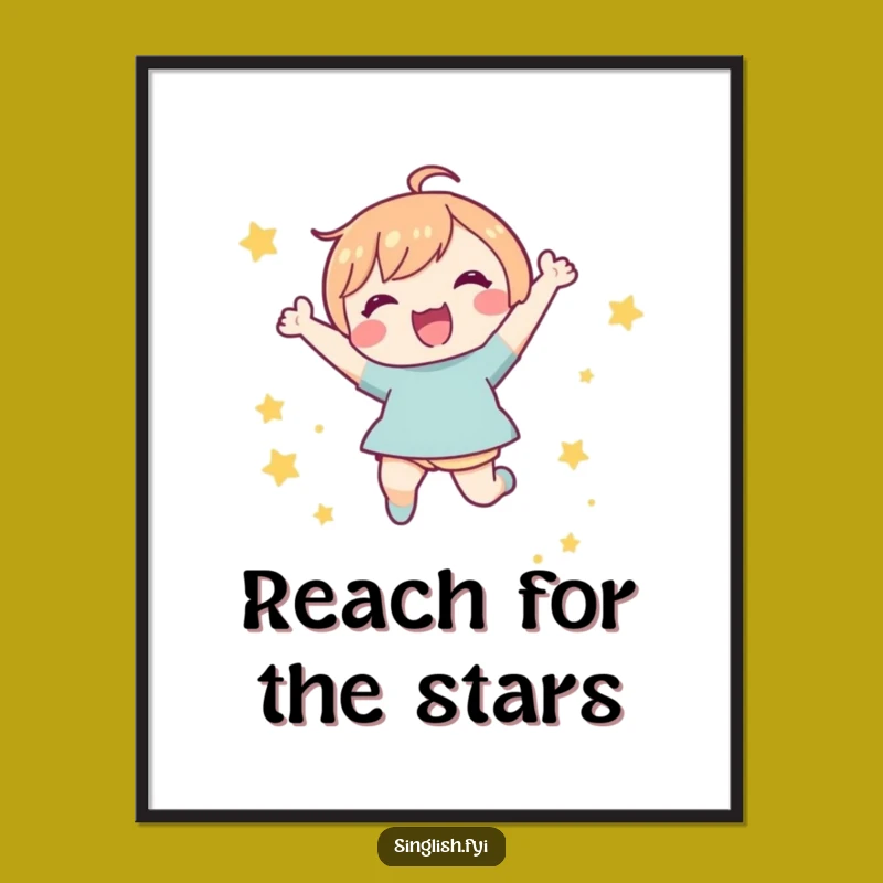 Funny Free Printable Wall Art: Star Jumper - Joyful, Humorous Downloadable Decor