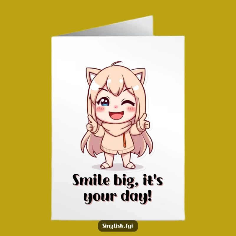 Free Printable Birthday Card: Goofy Character Pose, Hilarious Downloadable Gift