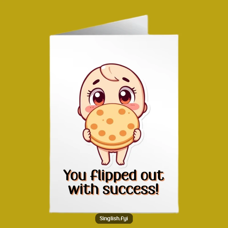 Free Printable Congrats Card: Roti Prata Surprise - Hilarious Downloadable for Big News!