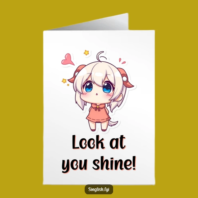 Awe-Inspiring Character Free Printable Congrats Card - Downloadable Gift