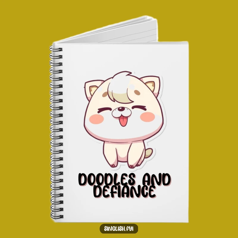 Funny Tongue Out Wink Notebook: Playful Character Cheeky Journal Gift