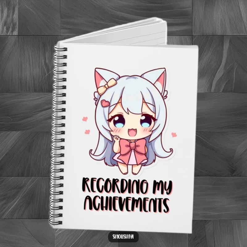 Funny Bowing Character Notebook: A character humorously performing an enthusiastic bow, ideal for jotting down polite ideas.