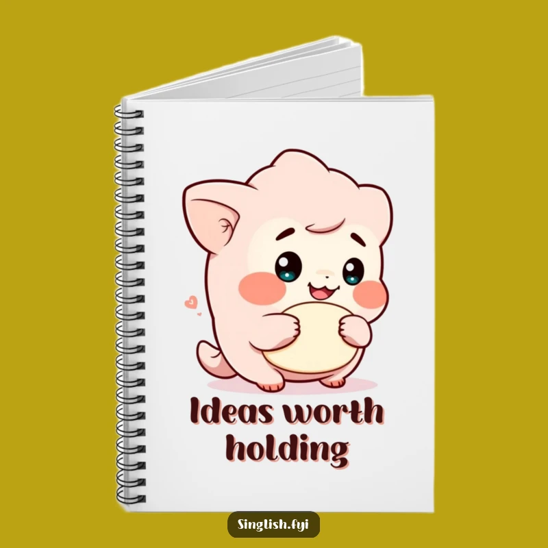 Funny Cheeky Lah Character Notebook: Jot Down Ideas with a Grin