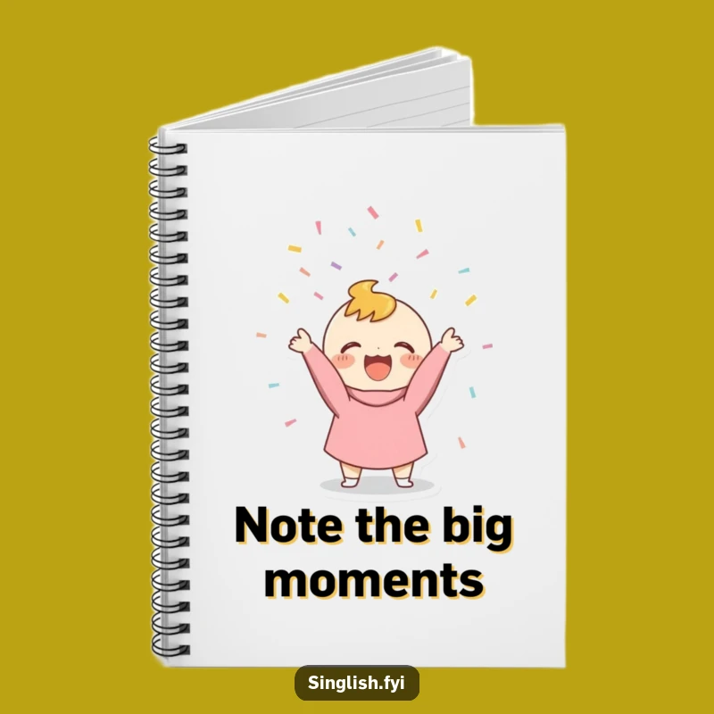 Funny Confetti Thrower Notebook: Joyful Character Party Planning Gift