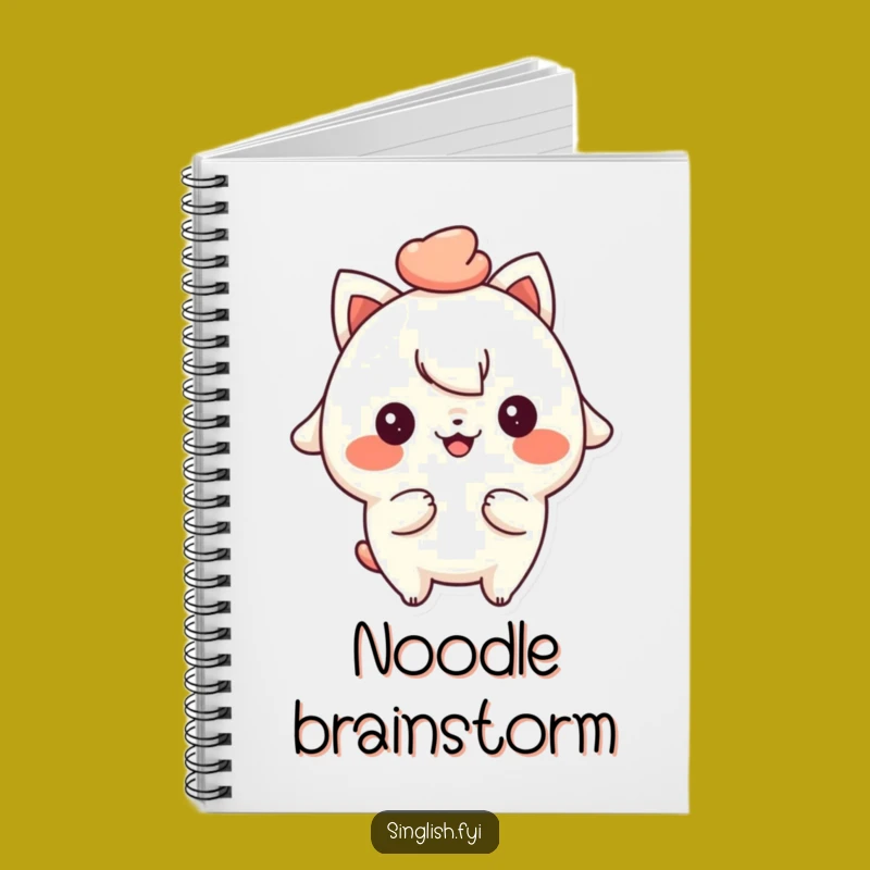 Funny Mee Pok Notebook - Cheeky Character Journal for Perfect Notes