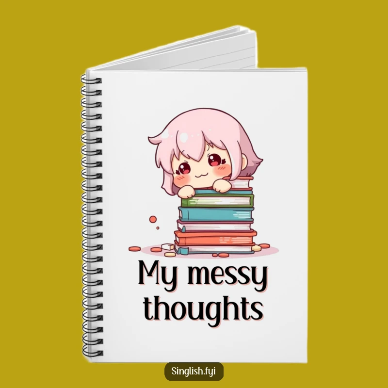 Funny Sheepish Book Knockover Notebook: Oops! Cute Design for Notes, Hilarious Funny Gift