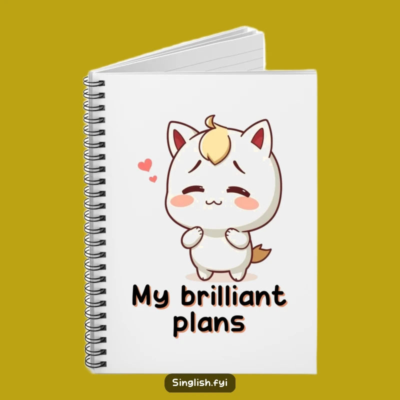 Funny Shrug Character Notebook: Jot Down Thoughts with a Smile!