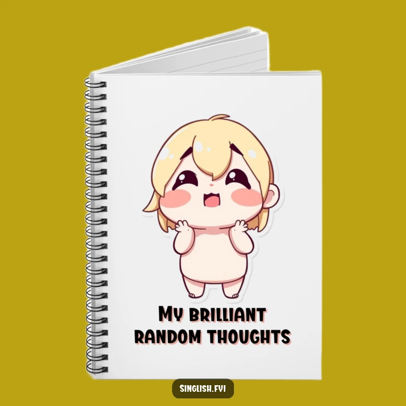 Funny Shrugging Character Notebook - Confused Journal, Great Funny Gift Idea!