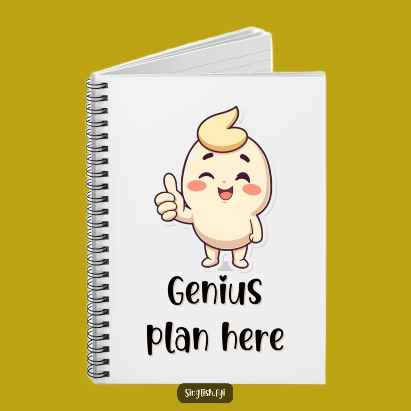 Funny Wink Thumbs Up Notebook - Positive Journal Gift
