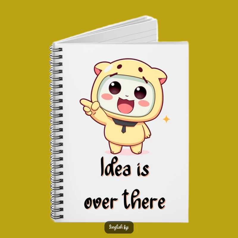Funny Pointing Character Notebook: Jot Down Your Witty Ideas in Style!