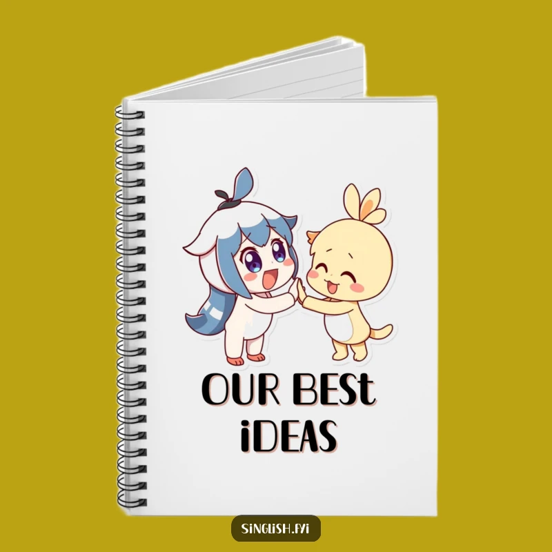 Funny High-Five Notebook: A Hilarious Gift for Collaborative Notes!