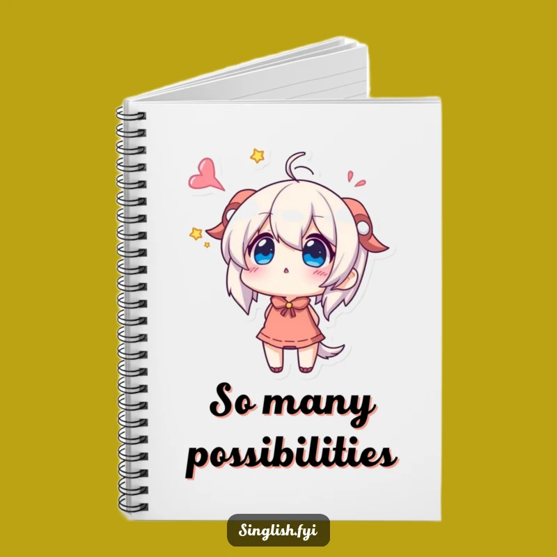 Funny Wondering Character Notebook: Jot Down Dreams with Excitement